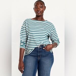 Old Navy Long-Sleeve Mariner Loose T-Shirt